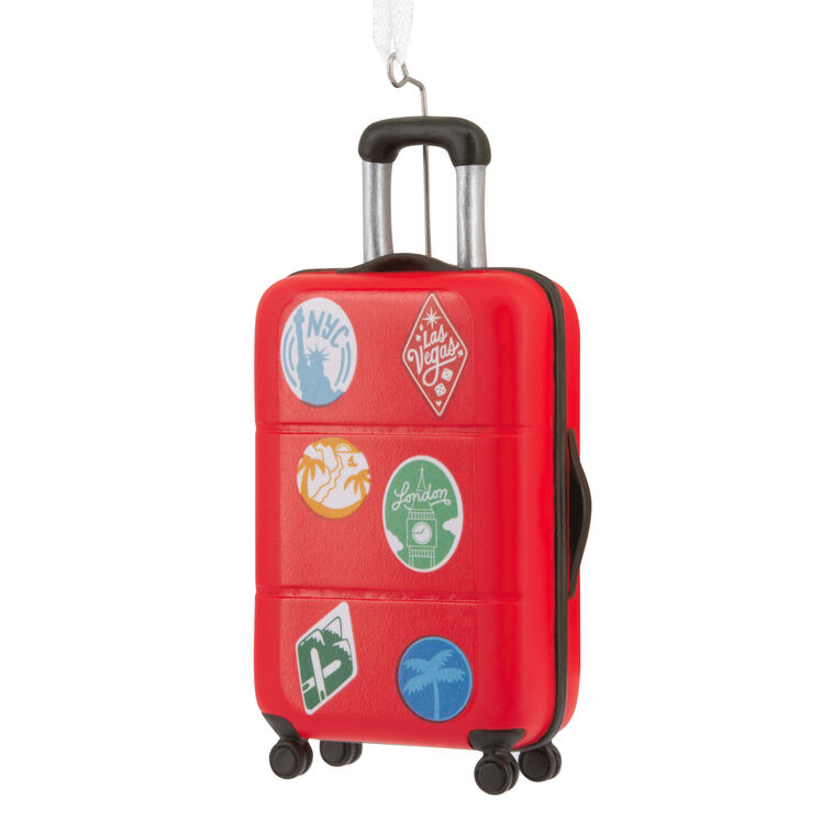  Rolling Suitcase Hallmark Ornament