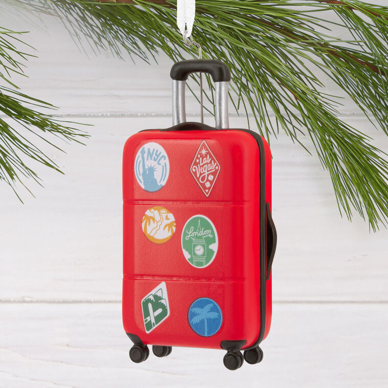  Rolling Suitcase Hallmark Ornament