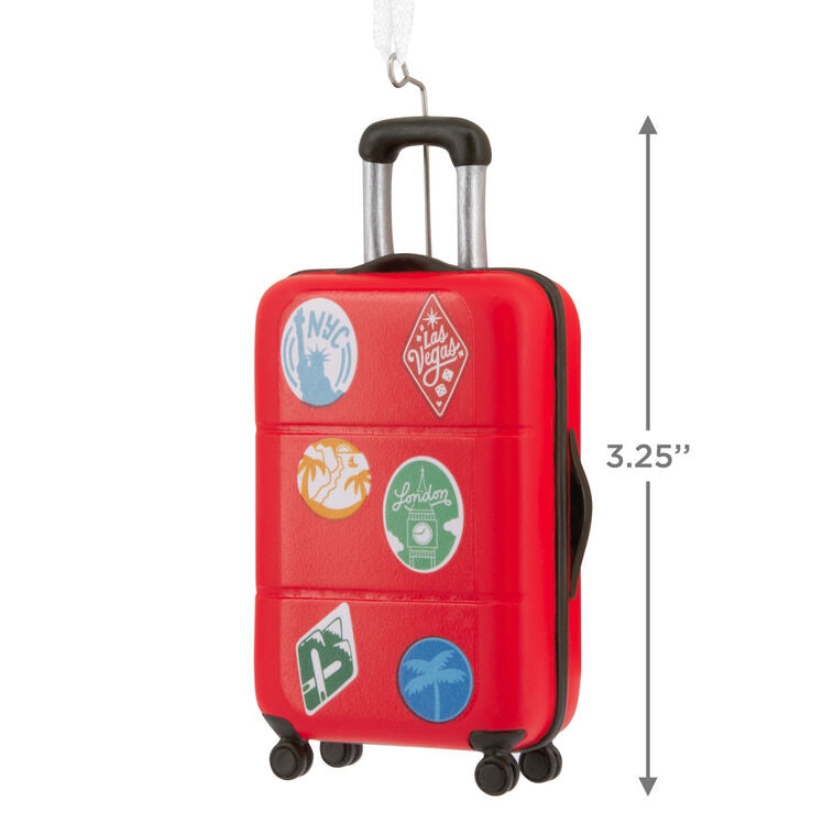  Rolling Suitcase Hallmark Ornament