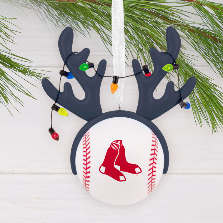  MLB Boston Red Sox™ Reindeer Baseball Hallmark Ornament