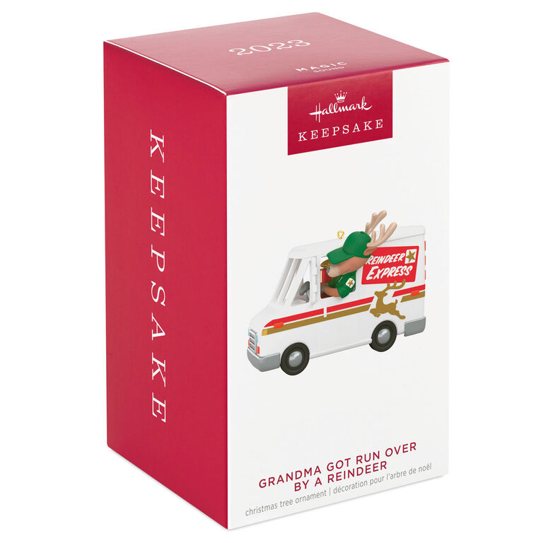 Hallmark Grandma Got Run Over By A Reindeer Musical Ornament