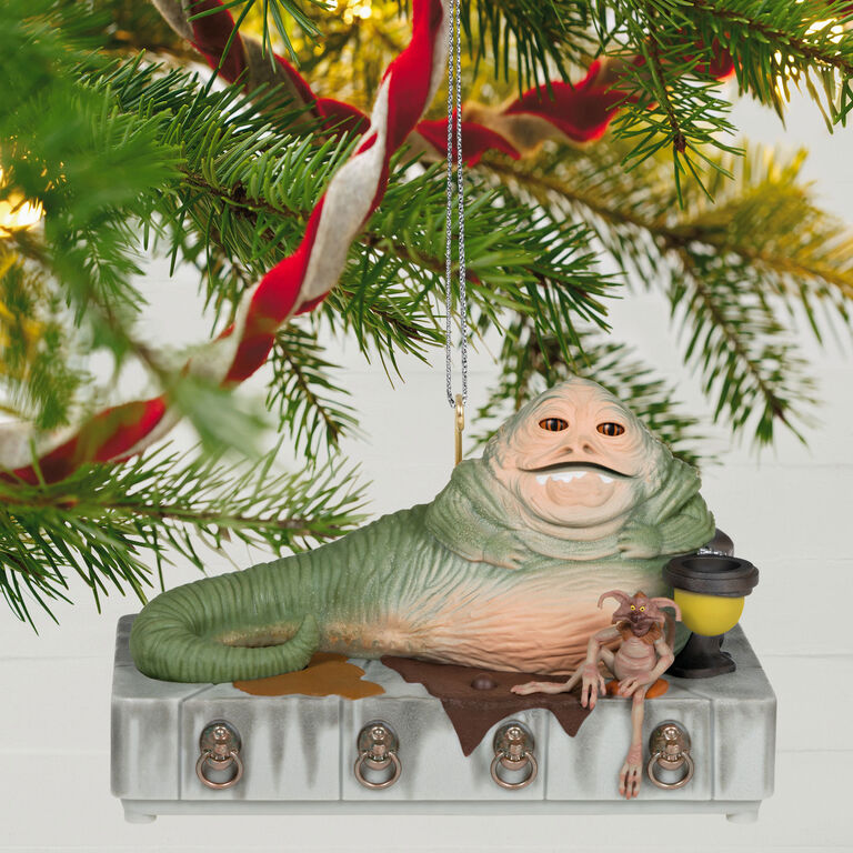 Hallmark Star Wars: Return Of The Jedi™ Jabba The Hutt™ Ornament With Sound And Motion