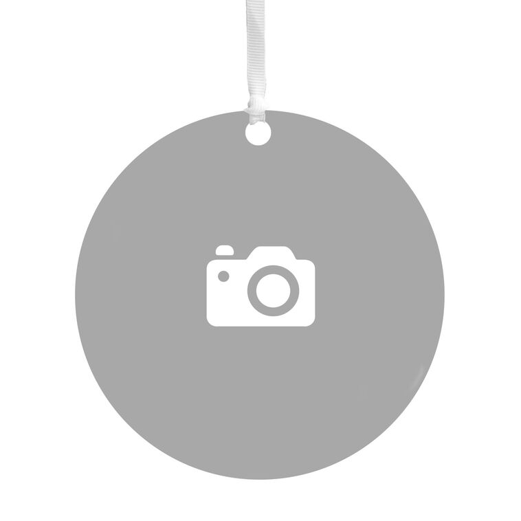 Hallmark Design-Your-Own Round Metal Personalized Ornament, Custom Photo