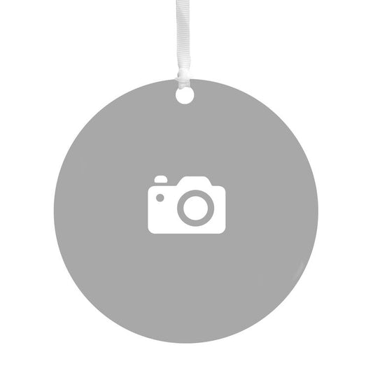 Hallmark Design-Your-Own Round Metal Personalized Ornament, Custom Photo