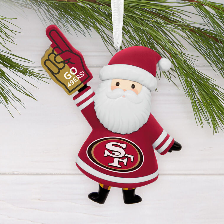  NFL San Francisco 49ers Santa Fan Hallmark Ornament