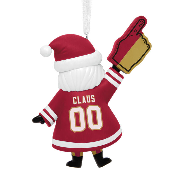  NFL San Francisco 49ers Santa Fan Hallmark Ornament