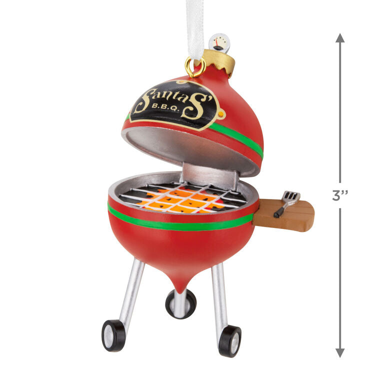  Santa's BBQ Grill Hallmark Ornament