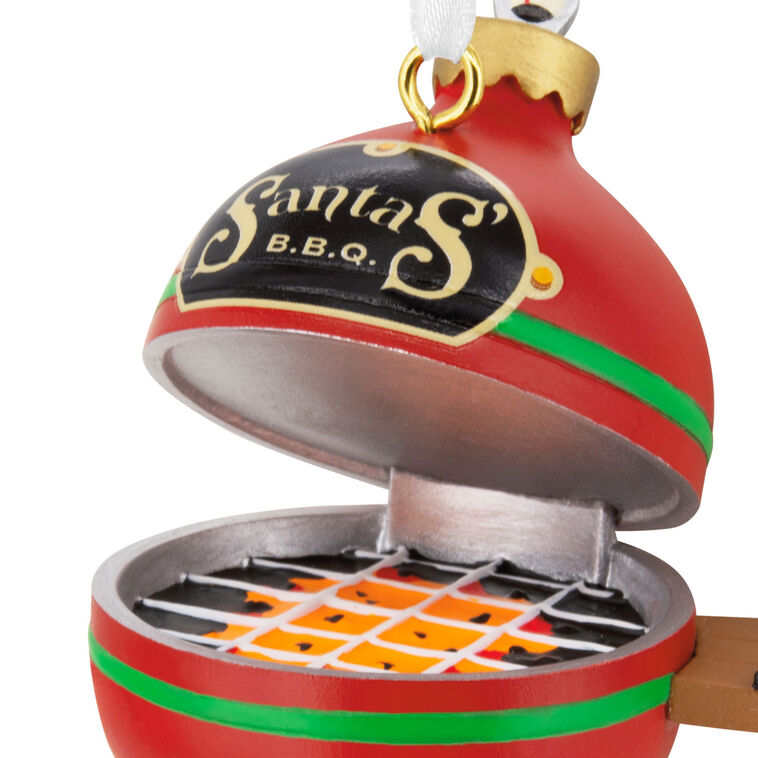  Santa's BBQ Grill Hallmark Ornament
