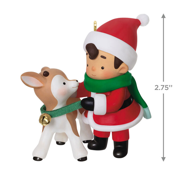 Hallmark Young Santa Ornament