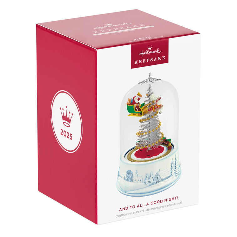 Hallmark And To All A Good Night! Musical Ornament With Light And Motion
