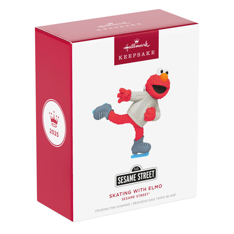 Hallmark Sesame Street® Skating With Elmo Ornament