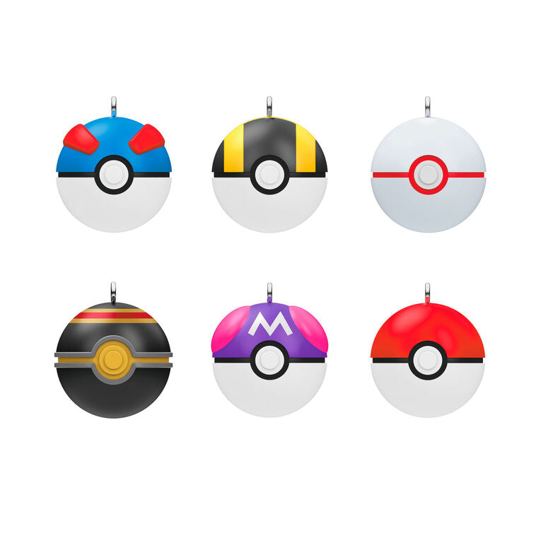 Hallmark Mini Pokémon Poké Balls Ornaments, Set Of 6