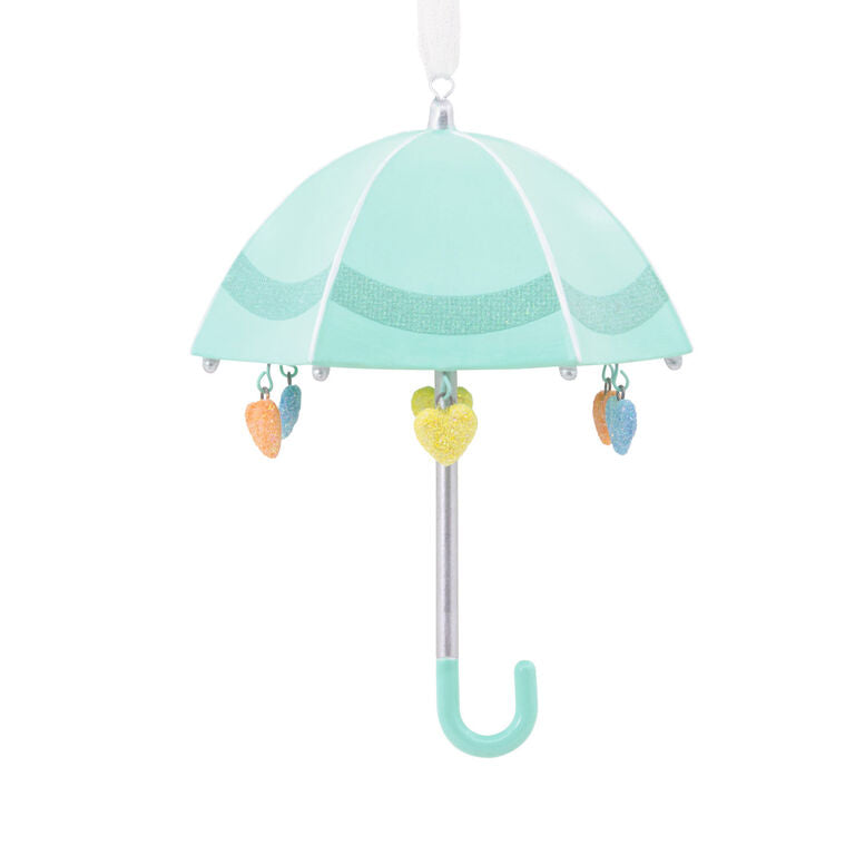  Signature Baby Umbrella Porcelain Hallmark Ornament