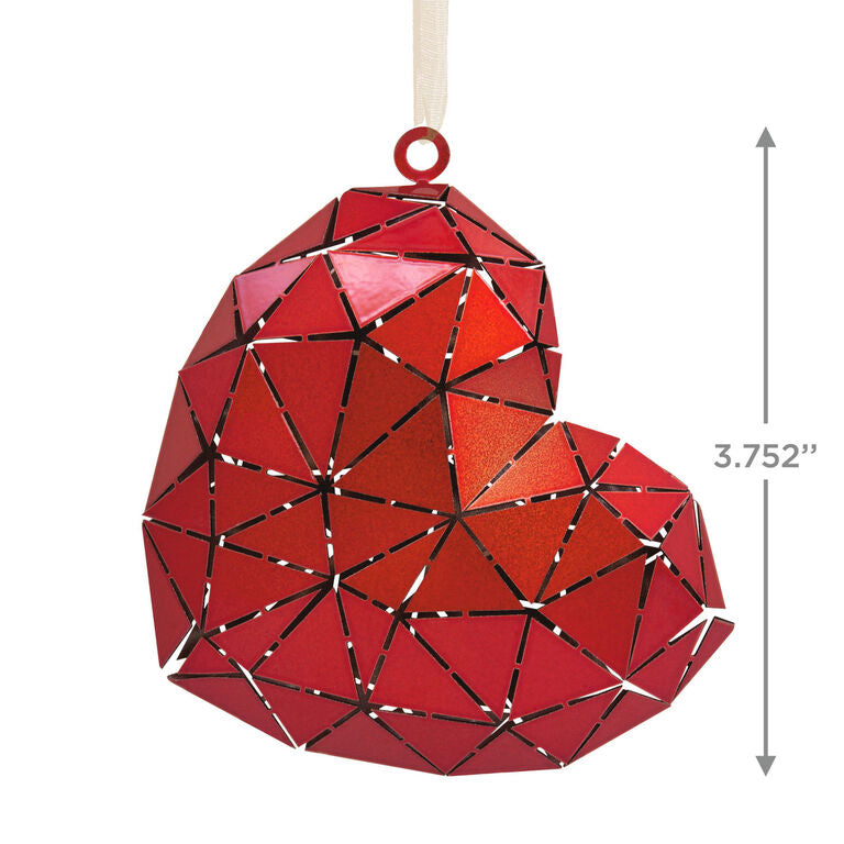  Signature Heart Metal Hallmark Ornament