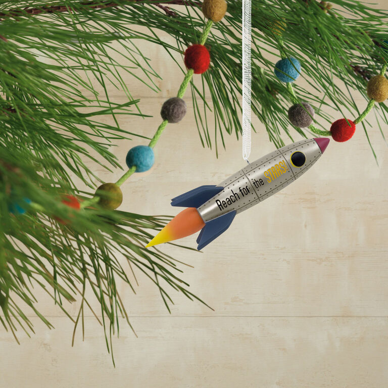  Signature Rocket Ship Hallmark Ornament