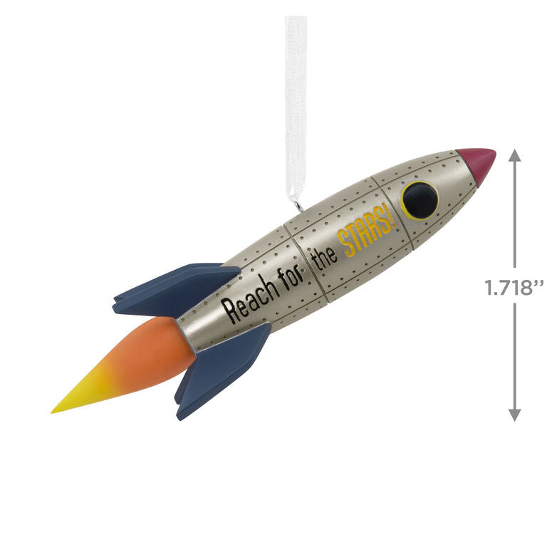  Signature Rocket Ship Hallmark Ornament