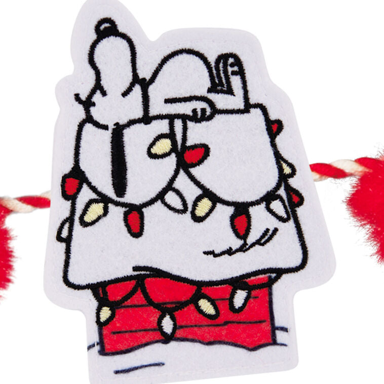  Peanuts® Snoopy Doghouse Fabric Hallmark Garland, 72"