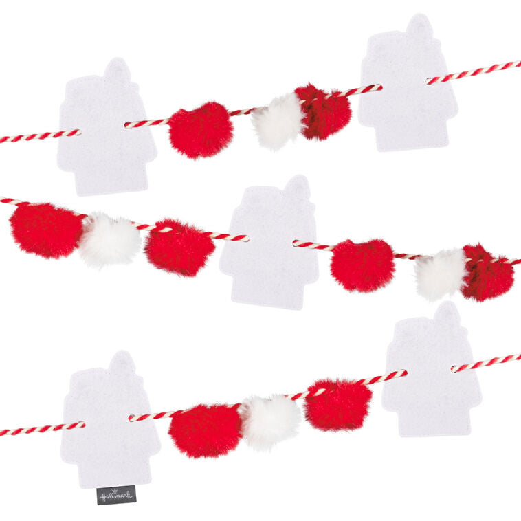  Peanuts® Snoopy Doghouse Fabric Hallmark Garland, 72"