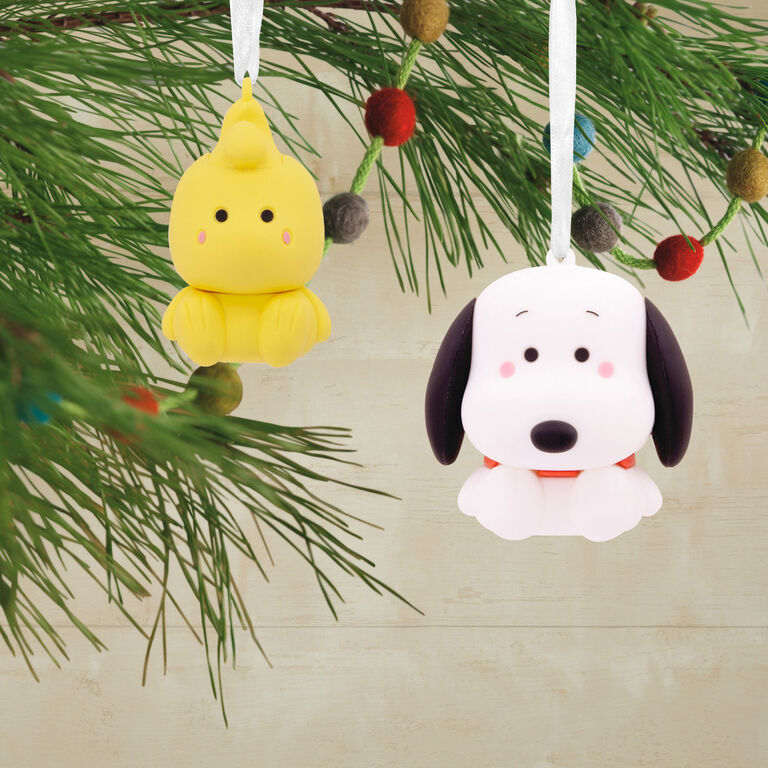  Better Together Snoopy And Woodstock Magnetic Hallmark Ornaments, Set Of 2