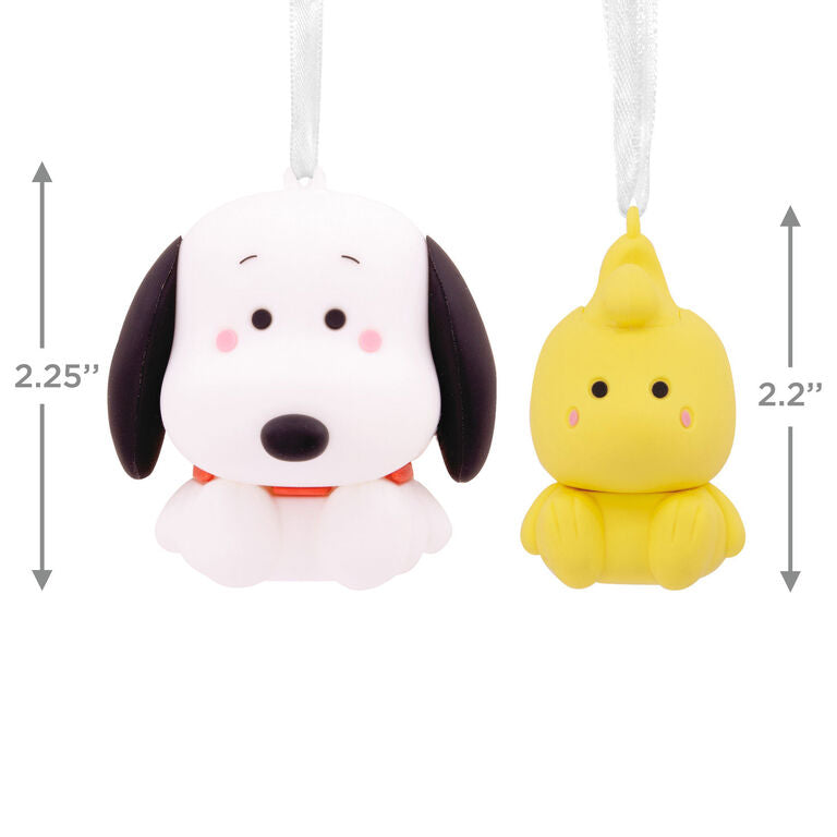  Better Together Snoopy And Woodstock Magnetic Hallmark Ornaments, Set Of 2