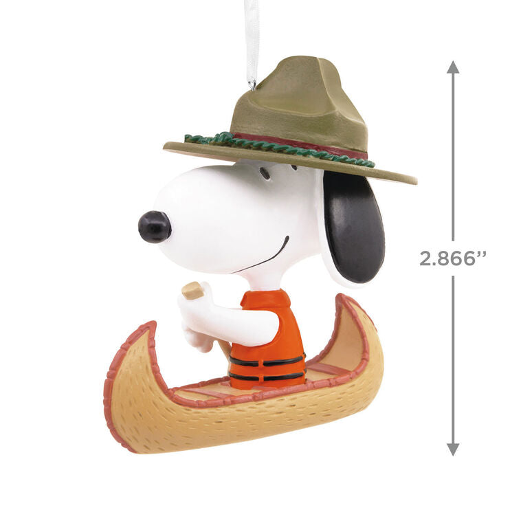  Peanuts® Snoopy In Canoe Hallmark Ornament