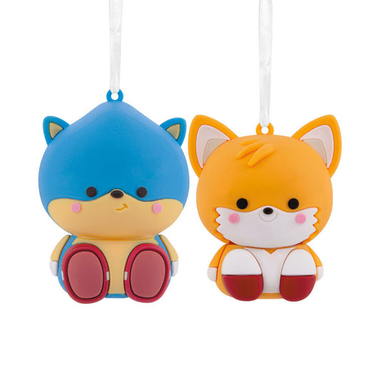  Better Together Sonic The Hedgehog™ And Tails Magnetic Hallmark Ornaments, Set Of 2