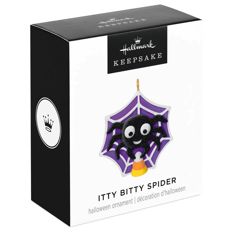Hallmark Mini Itty Bitty Spider Ornament, 1.25"