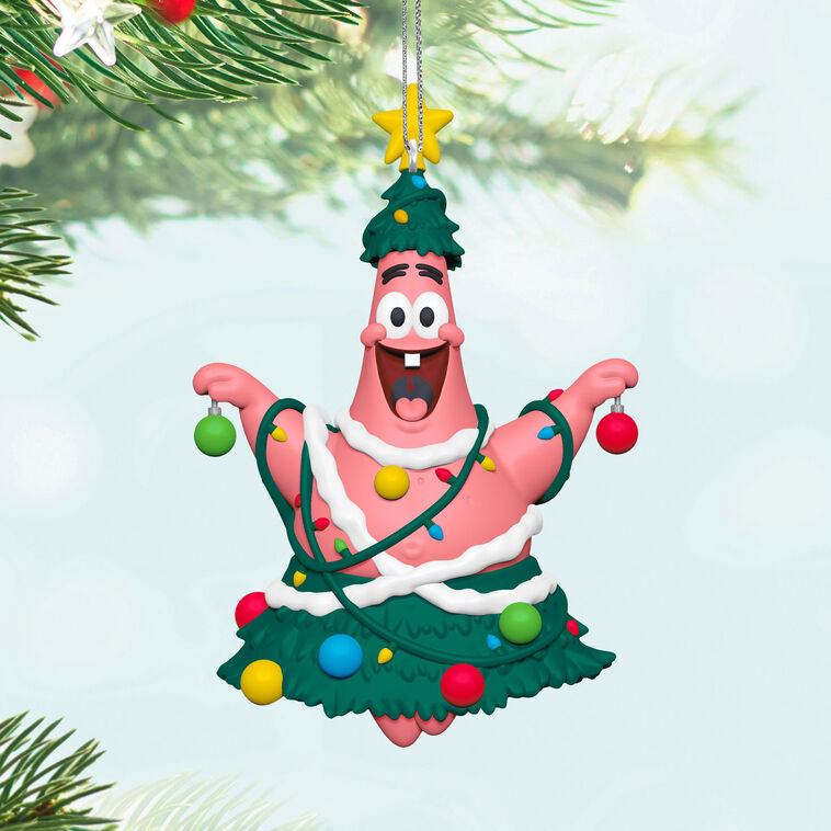 Hallmark Nickelodeon SpongeBob SquarePants O Patrick Tree! Ornament
