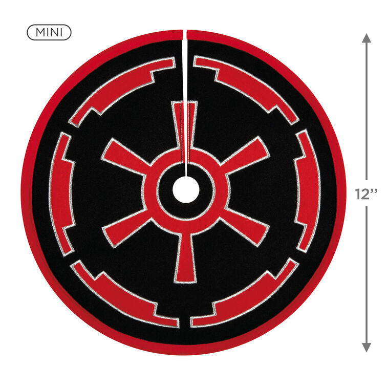 Hallmark Mini Star Wars: The Galactic Empire™ Fabric Tree Skirt, 12"