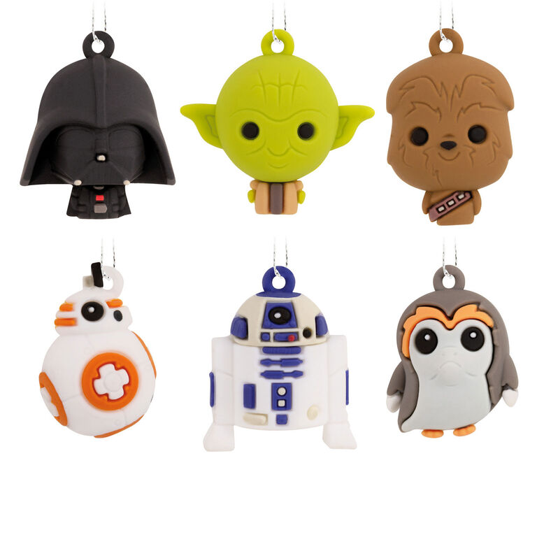  Mini Star Wars™ Shatterproof Hallmark Ornaments, Set Of 6