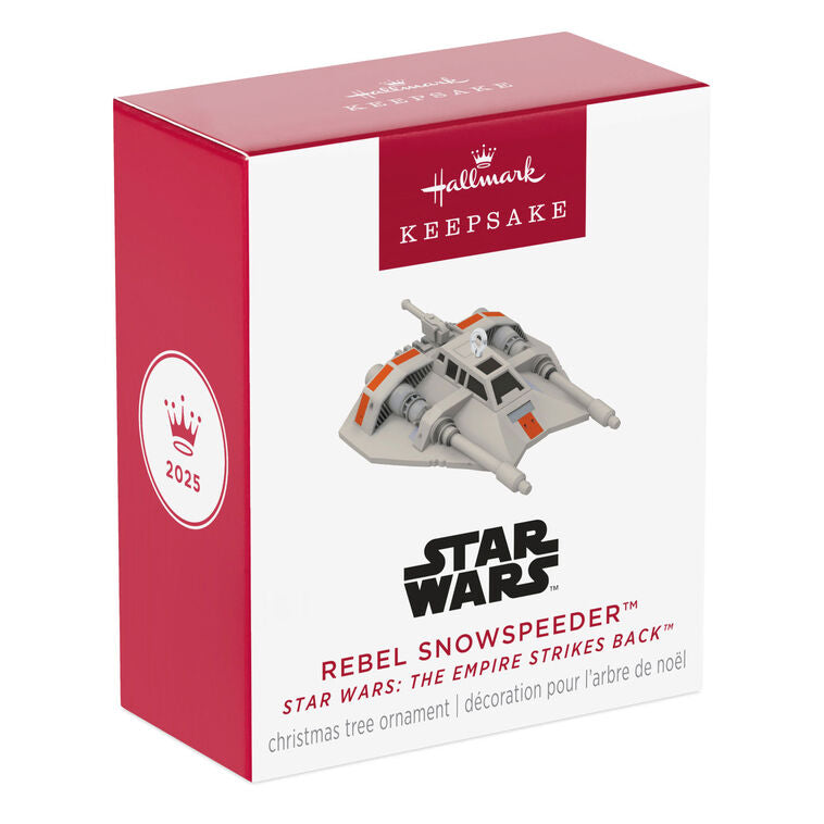 Hallmark Mini Star Wars: The Empire Strikes Back™ Rebel Snowspeeder™ Ornament, 0.25"