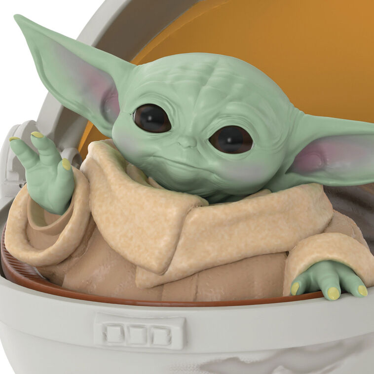 Hallmark Star Wars: The Mandalorian™ Grogu™ In Hovering Pram Ornament