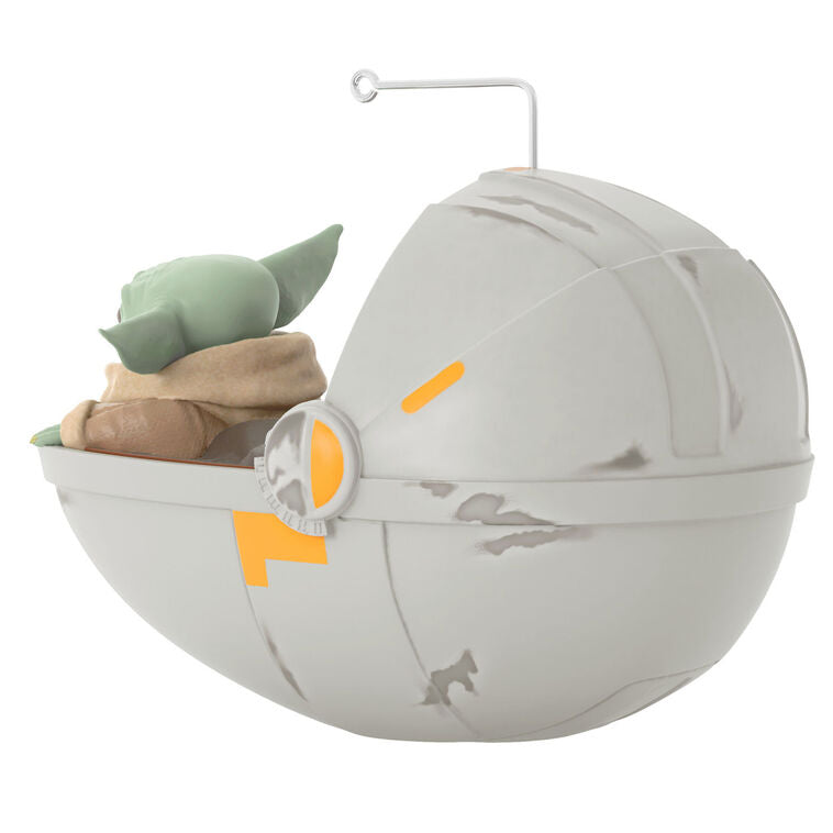 Hallmark Star Wars: The Mandalorian™ Grogu™ In Hovering Pram Ornament