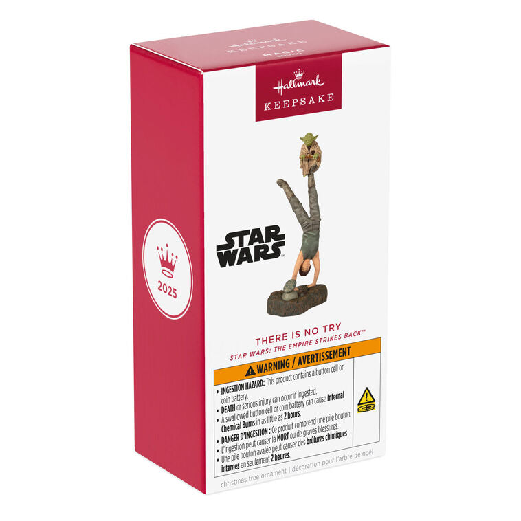 Hallmark Star Wars: The Empire Strikes Back™ There Is No Try Ornament With Sound