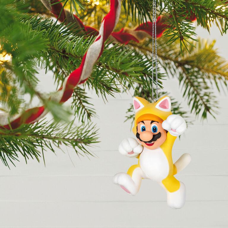 Hallmark Nintendo Super Mario™ Powered Up With Mario Cat Ornament