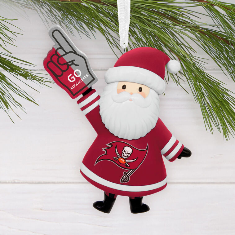  NFL Tampa Bay Buccaneers Santa Fan Hallmark Ornament