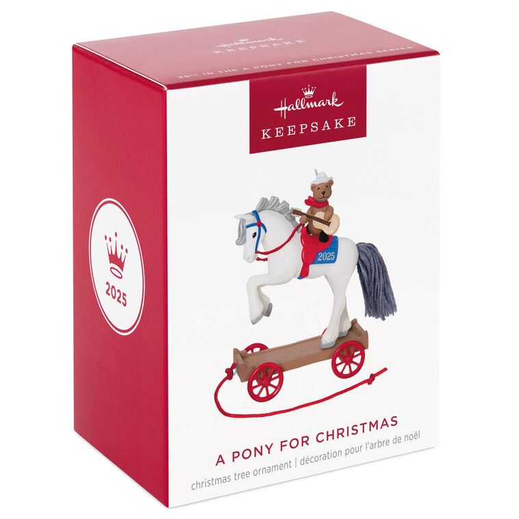 Hallmark A Pony For Christmas 2025 Ornament