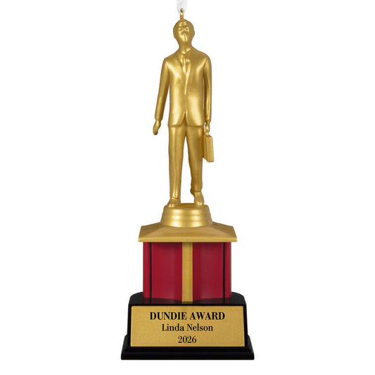 Hallmark The Office Dundie Award Personalized Ornament, Custom Text