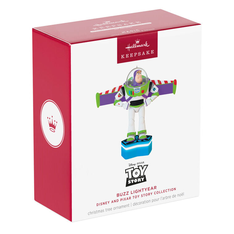Hallmark Disney/Pixar Toy Story Collection Buzz Lightyear Ornament With Light And Sound