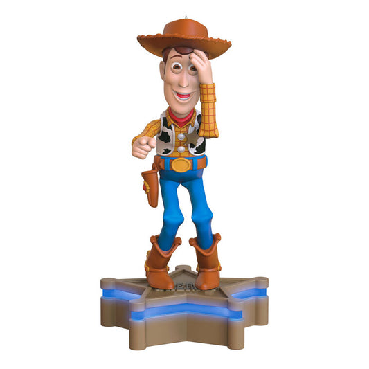 Hallmark Disney/Pixar Toy Story Collection Sheriff Woody Ornament With Light And Sound