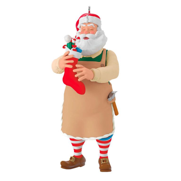 Hallmark Toymaker Santa Surprise Mystery Ornament