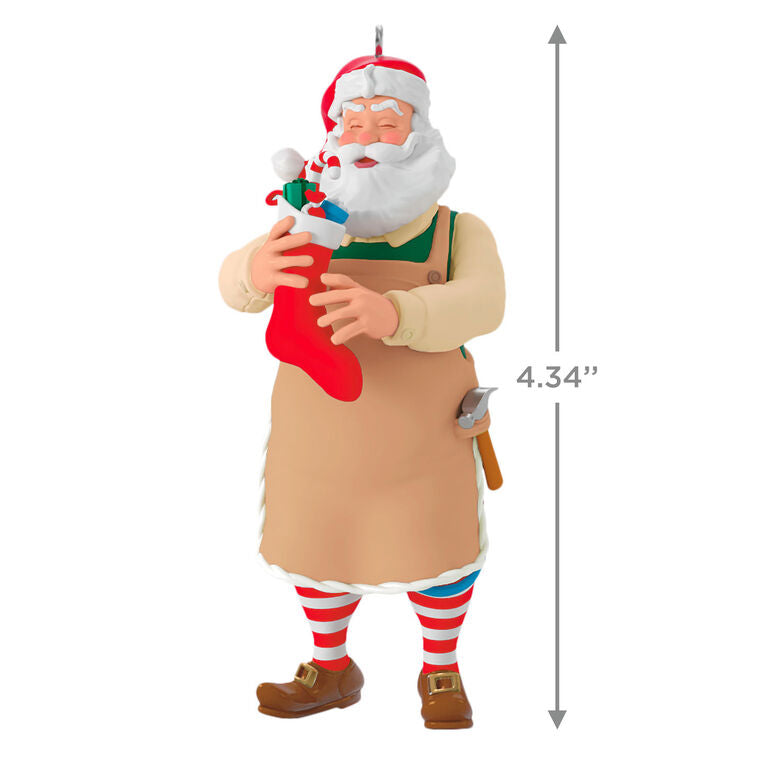 Hallmark Toymaker Santa Surprise Mystery Ornament