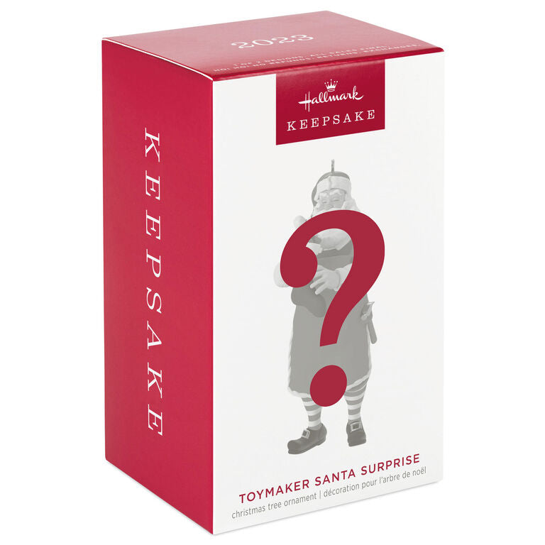 Hallmark Toymaker Santa Surprise Mystery Ornament