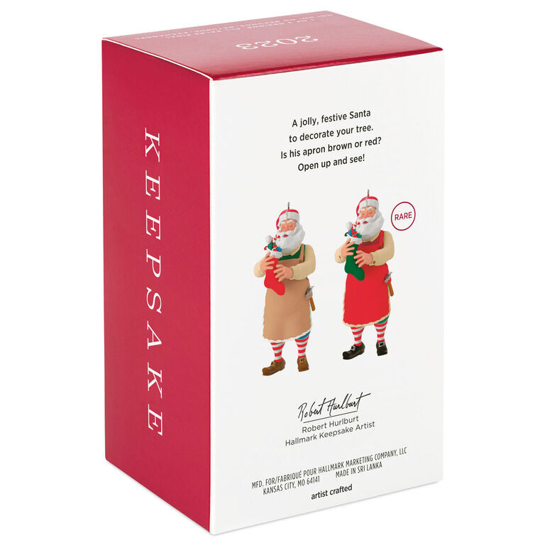 Hallmark Toymaker Santa Surprise Mystery Ornament