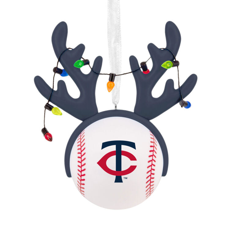  MLB Minnesota Twins™ Reindeer Baseball Hallmark Ornament
