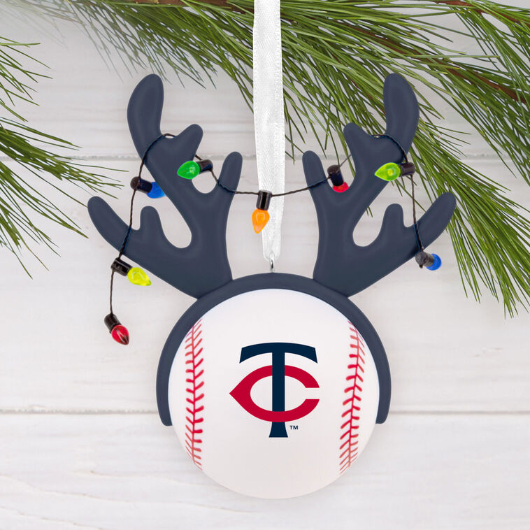  MLB Minnesota Twins™ Reindeer Baseball Hallmark Ornament