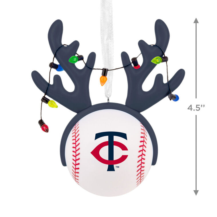  MLB Minnesota Twins™ Reindeer Baseball Hallmark Ornament