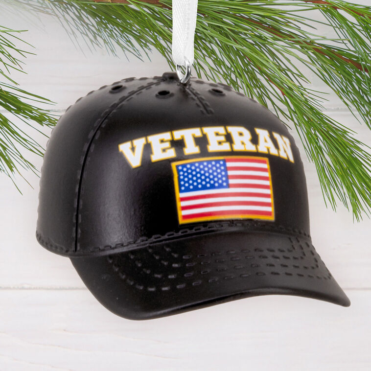  Veteran Hat Hallmark Ornament