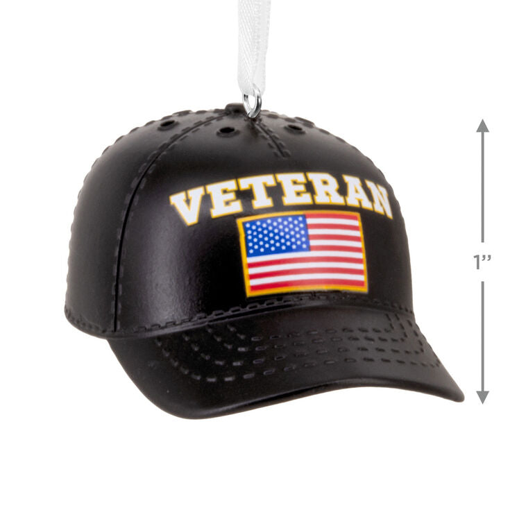  Veteran Hat Hallmark Ornament
