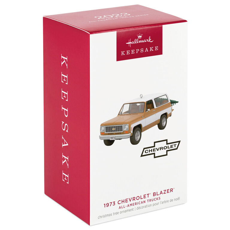 Hallmark All-American Trucks 1973 Chevrolet® Blazer® 2023 Metal Ornament